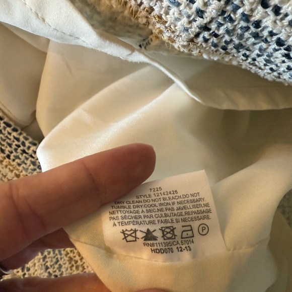 Preppy Quiet Luxury Tory Burch Greer Summer Tweed Work Occasion Dress - Size S - Picture 4 of 11